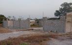 la costruzione del capannone in Africa, dove avrà sede la falegnameria2